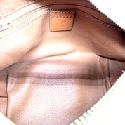 Celine | Macadam Triomphe Shoulder Bag | Beige Triomphe Canvas and Tan Leather | Gold-Tone Hardware