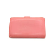 Chanel | CC Caviar Leather Long Wallet | Pink Caviar Leather | Gold-Tone Hardware