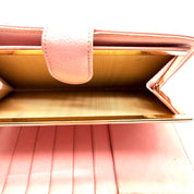 Chanel | CC Caviar Leather Long Wallet | Pink Caviar Leather | Gold-Tone Hardware