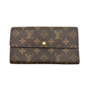 Louis Vuitton | Monogram Long Wallet | Monogram Canvas and Leather | Gold-Tone Hardware