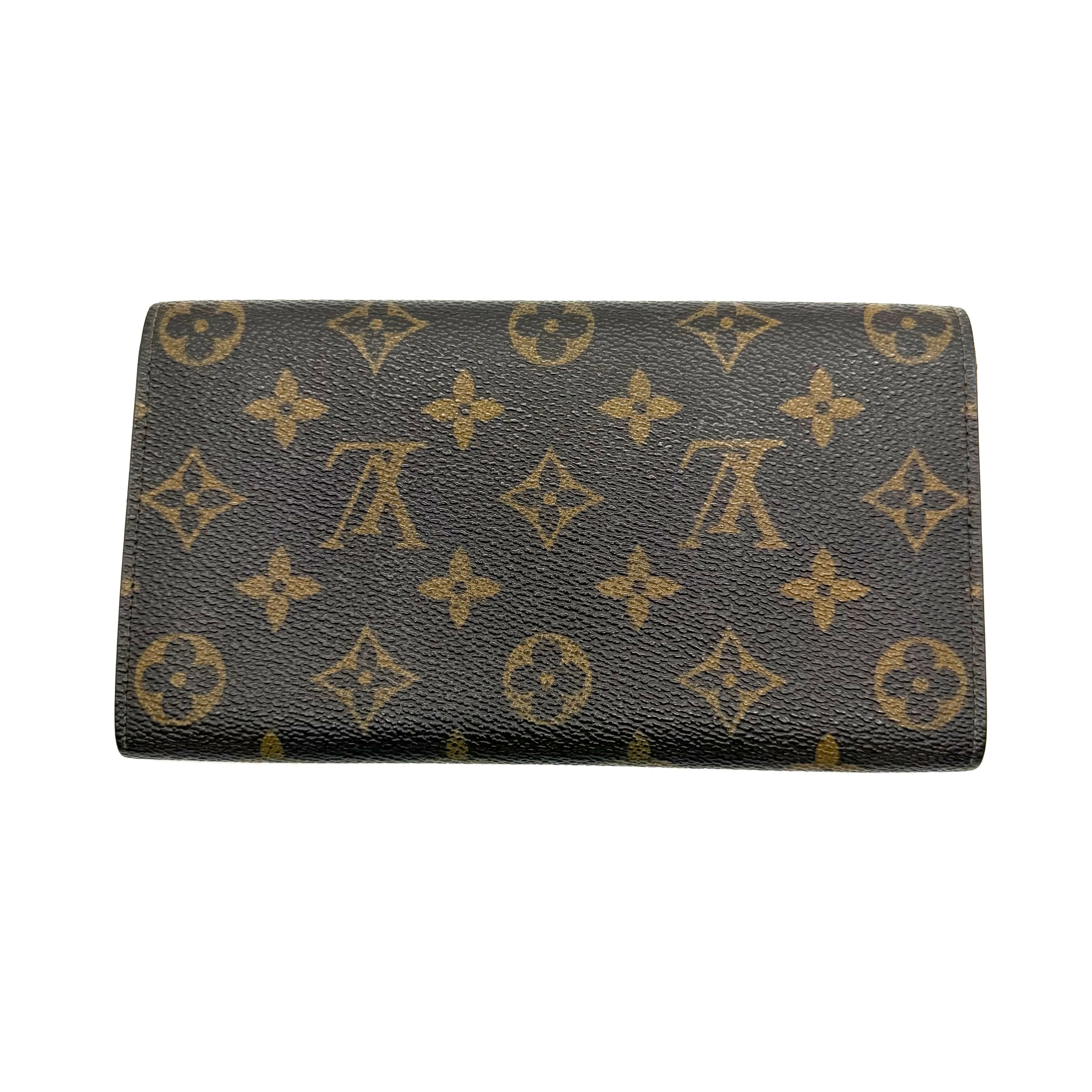Louis Vuitton | Monogram Long Wallet | Monogram Canvas and Leather | Gold-Tone Hardware