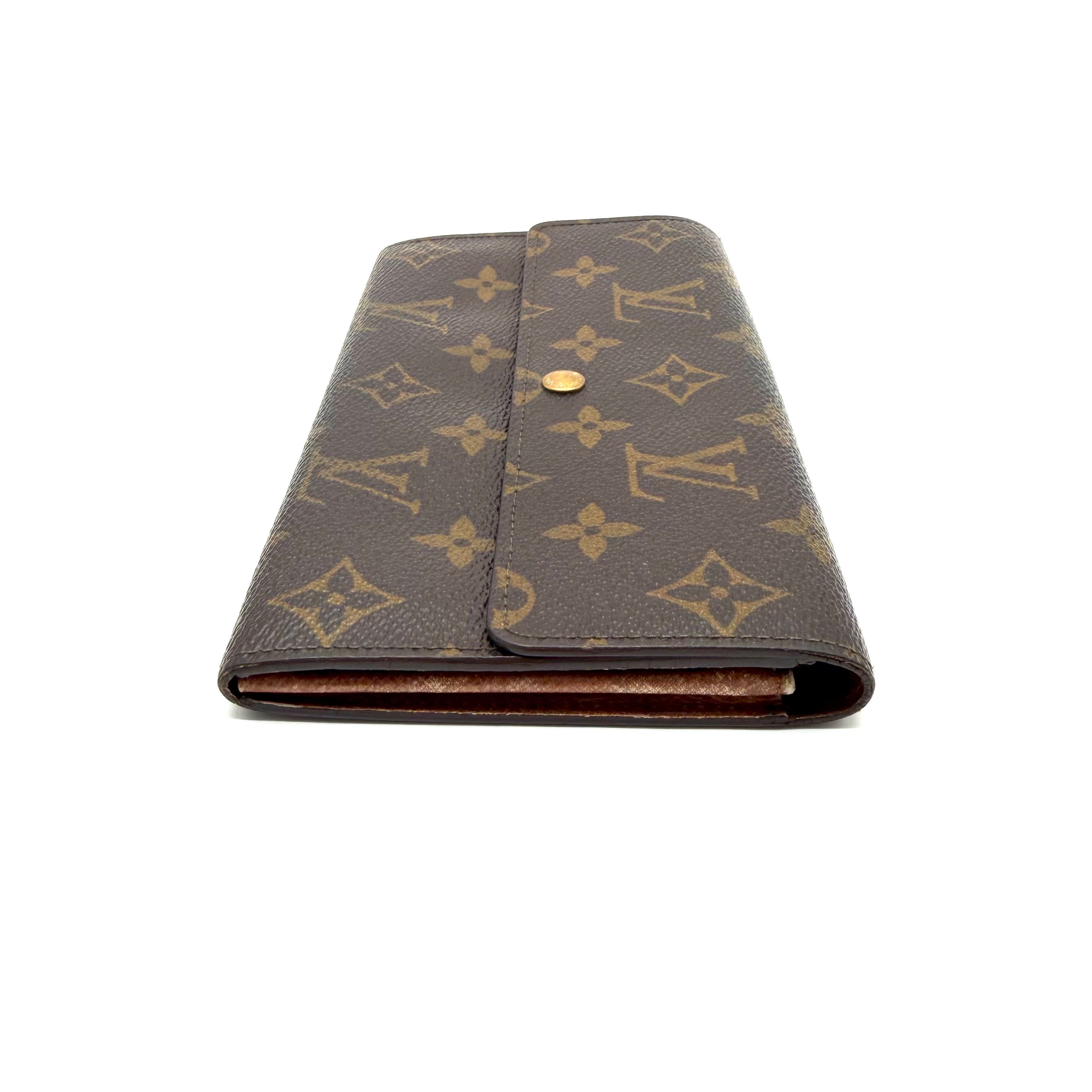 Louis Vuitton | Monogram Long Wallet | Monogram Canvas and Leather | Gold-Tone Hardware