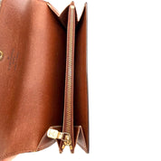 Louis Vuitton | Monogram Long Wallet | Monogram Canvas and Leather | Gold-Tone Hardware