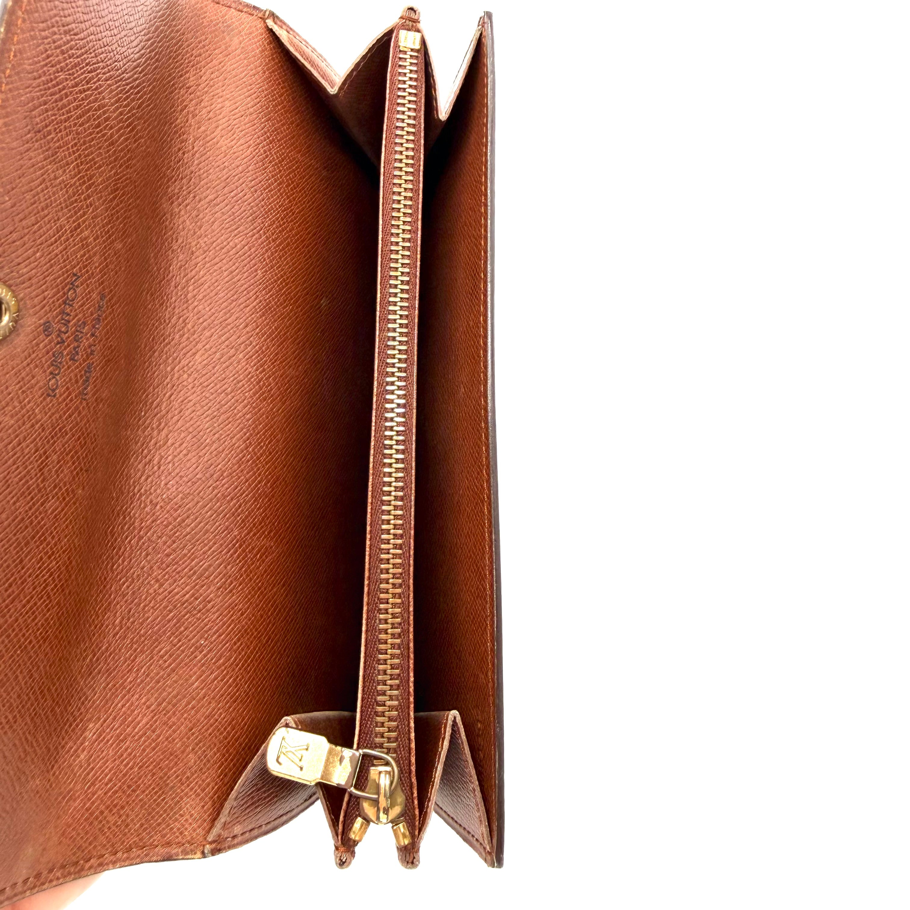 Louis Vuitton | Monogram Long Wallet | Monogram Canvas and Leather | Gold-Tone Hardware
