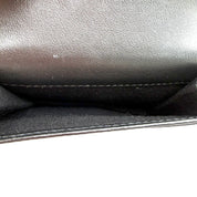 Dior | Oblique Card Holder | Black Dior Oblique Canvas and Leather | Silver-Tone Hardware
