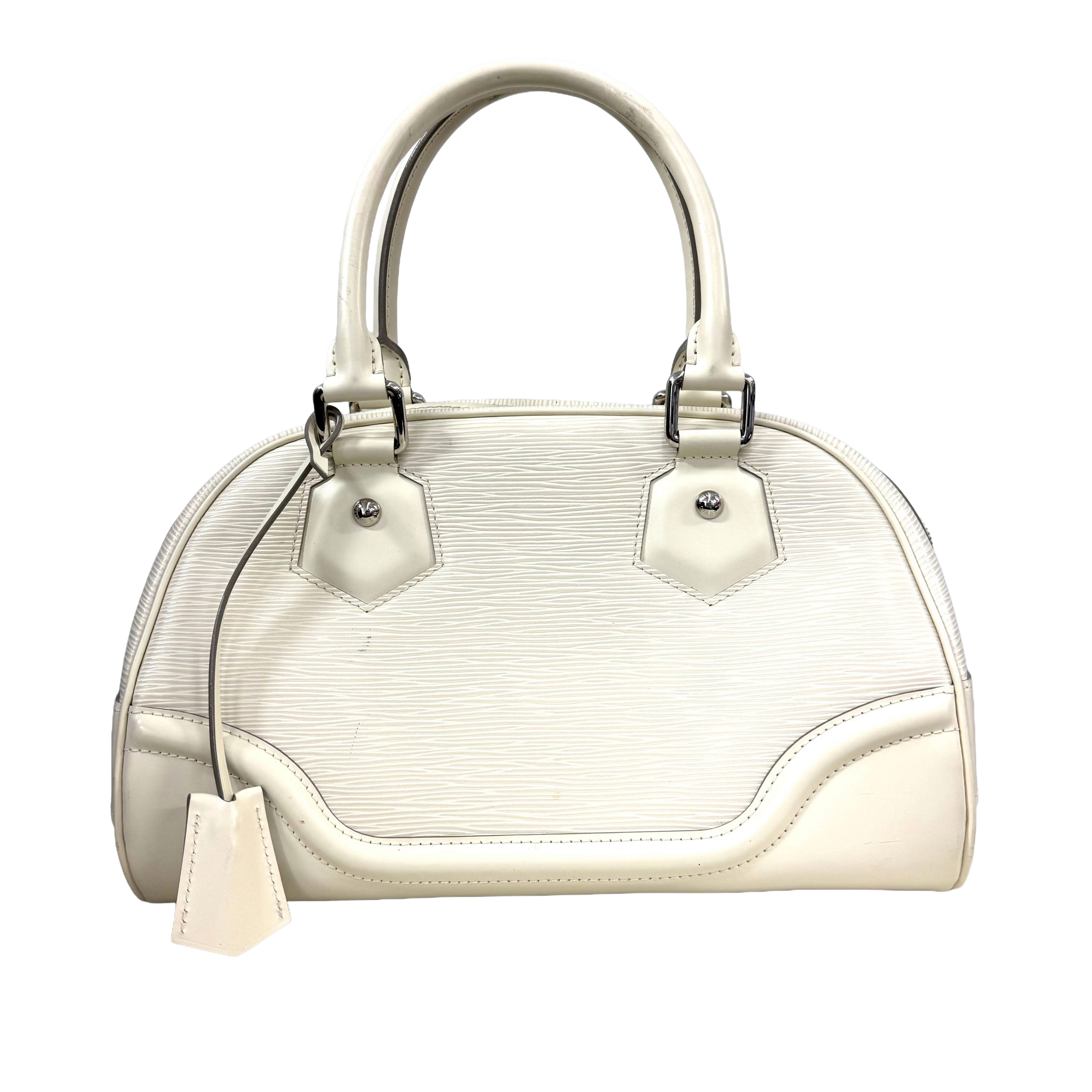 Louis Vuitton | Epi Leather Handbag – White (Pristine Condition)