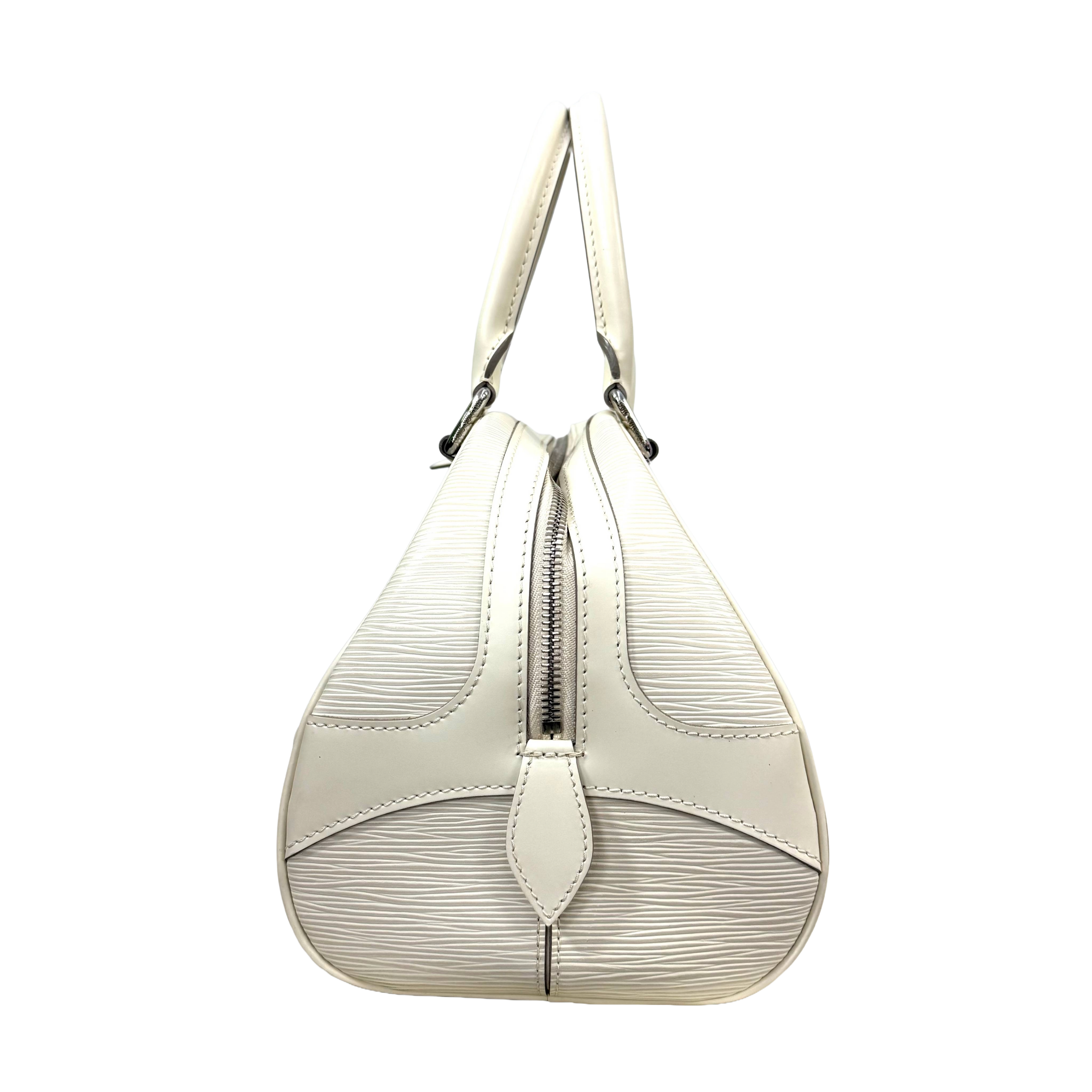 Louis Vuitton | Epi Leather Handbag – White (Pristine Condition)