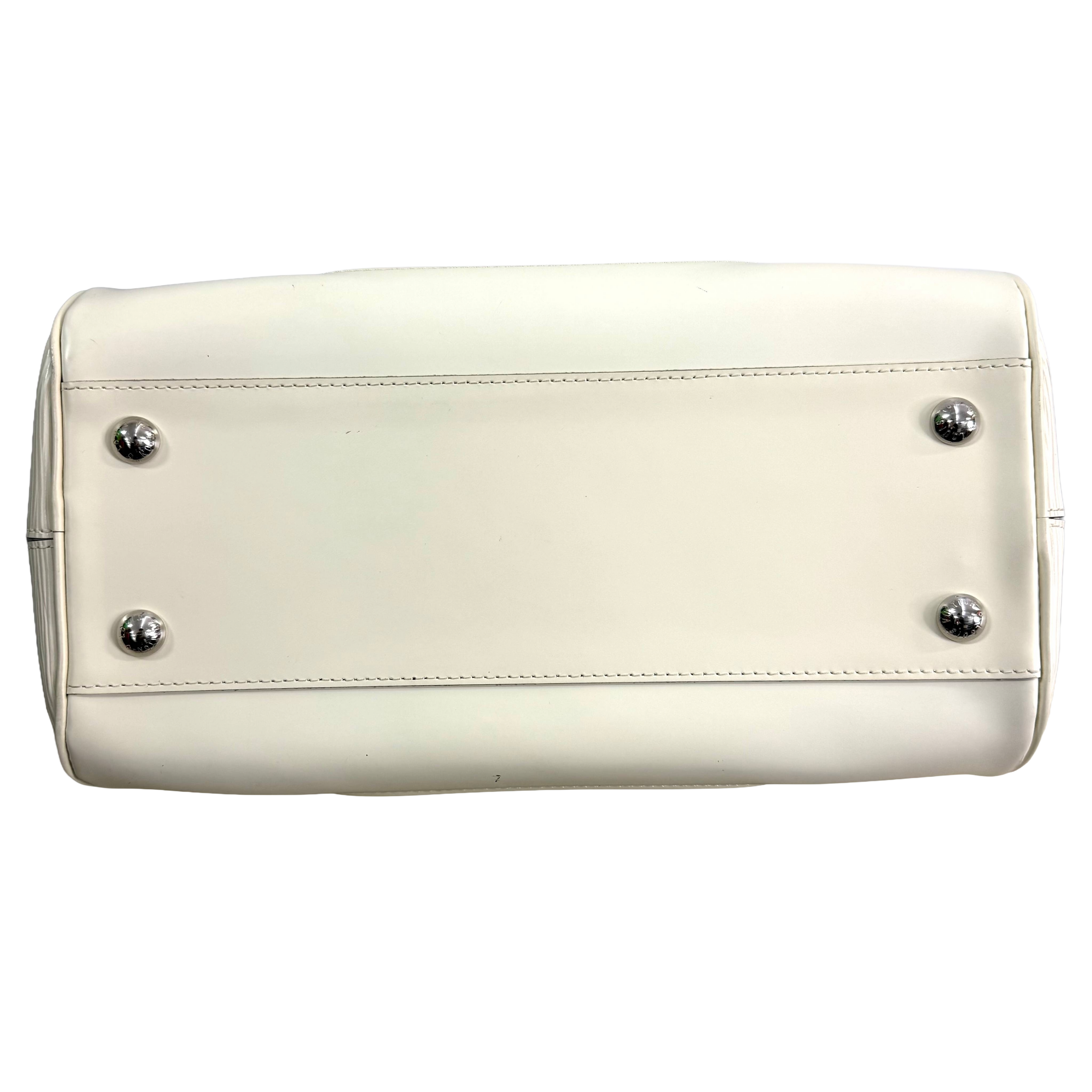 Louis Vuitton | Epi Leather Handbag – White (Pristine Condition)