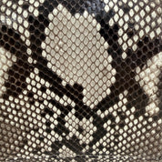 Bvlgari | Python Leather Chain Shoulder Bag – Gold & Natural Tones (Pristine Condition)