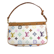 Louis Vuitton | Multicolor Mini Murakami Pochette – White (Pristine Condition)