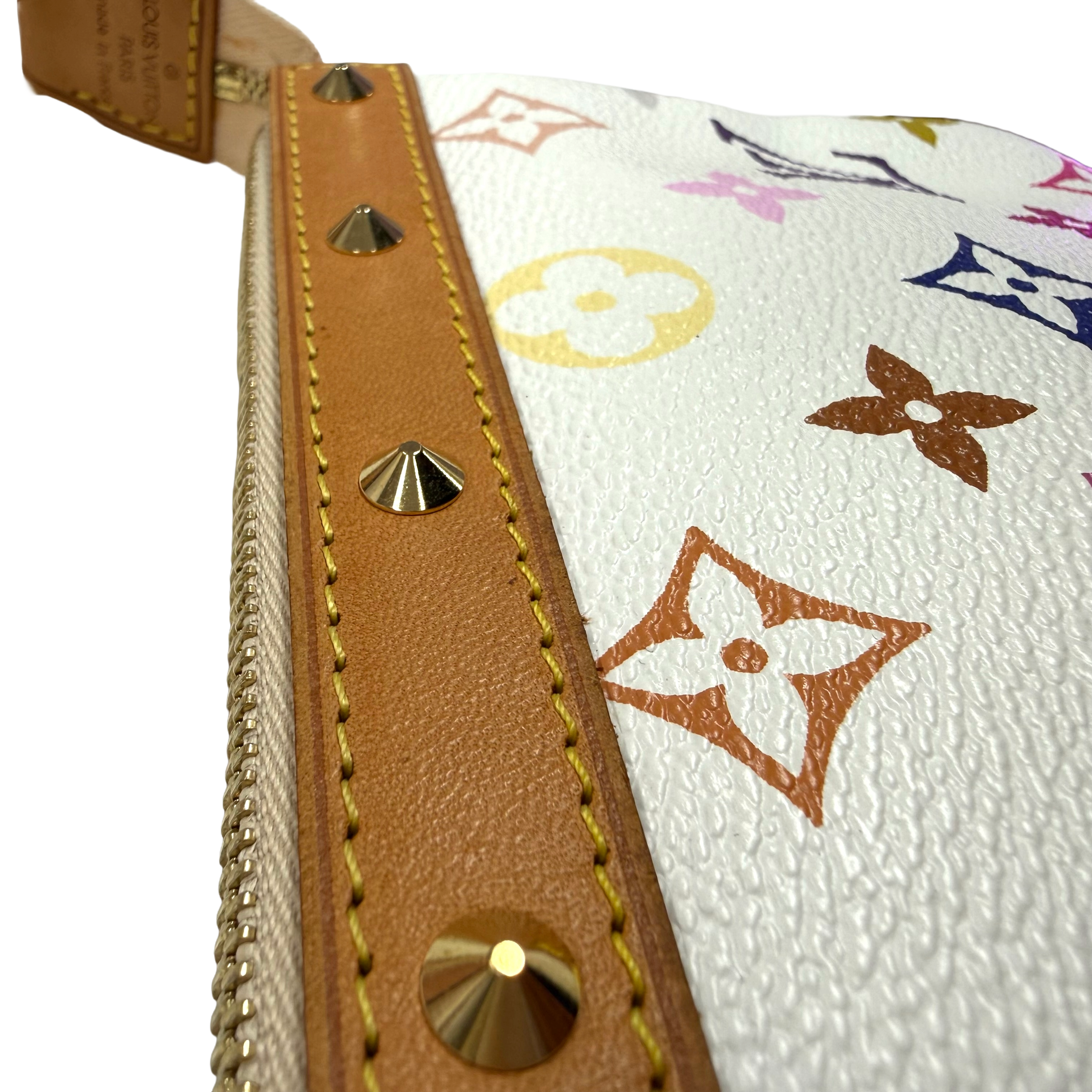 Louis Vuitton | Multicolor Mini Murakami Pochette – White (Pristine Condition)
