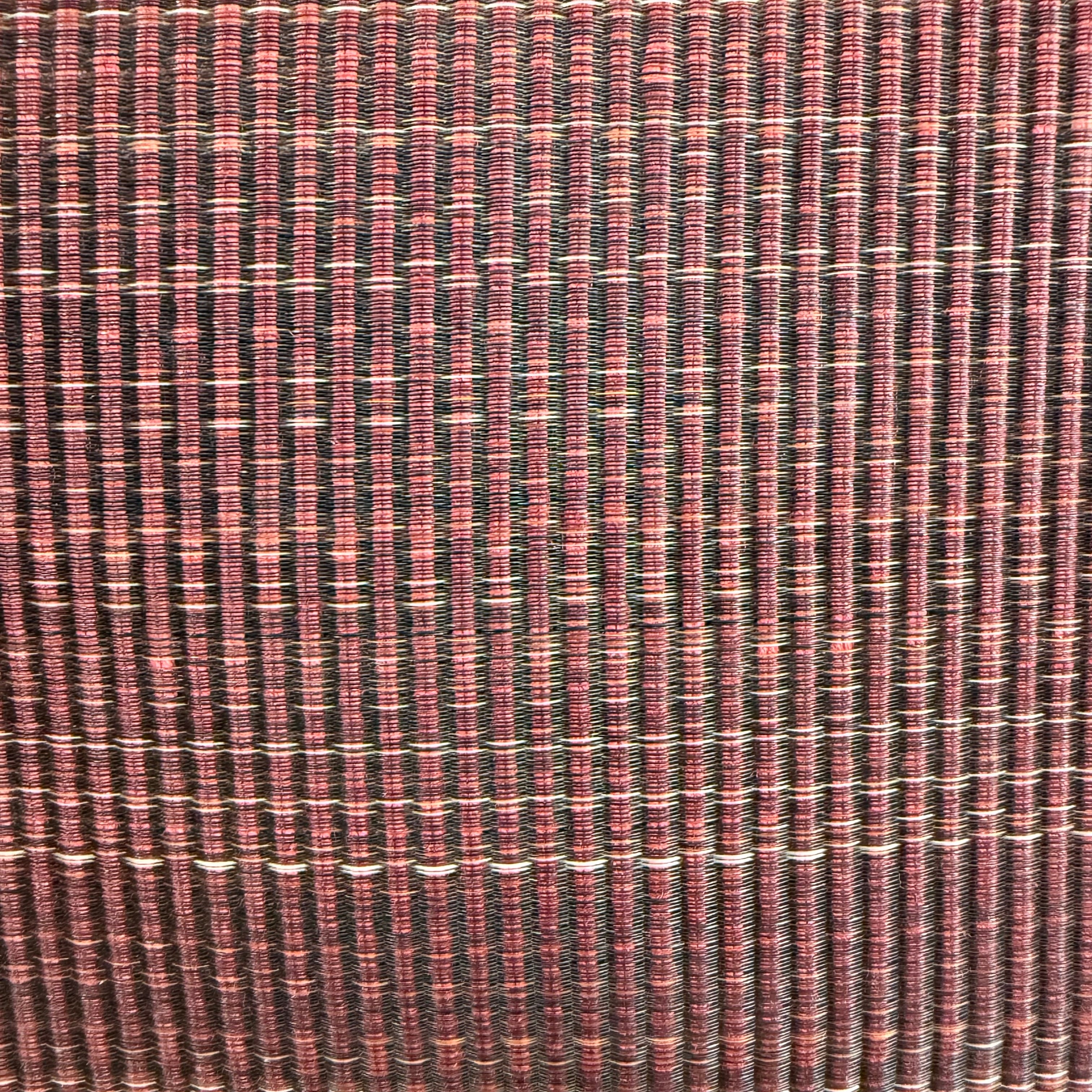 Hermès | Structured Top-Handle Bag – Red Leather & Woven Detail