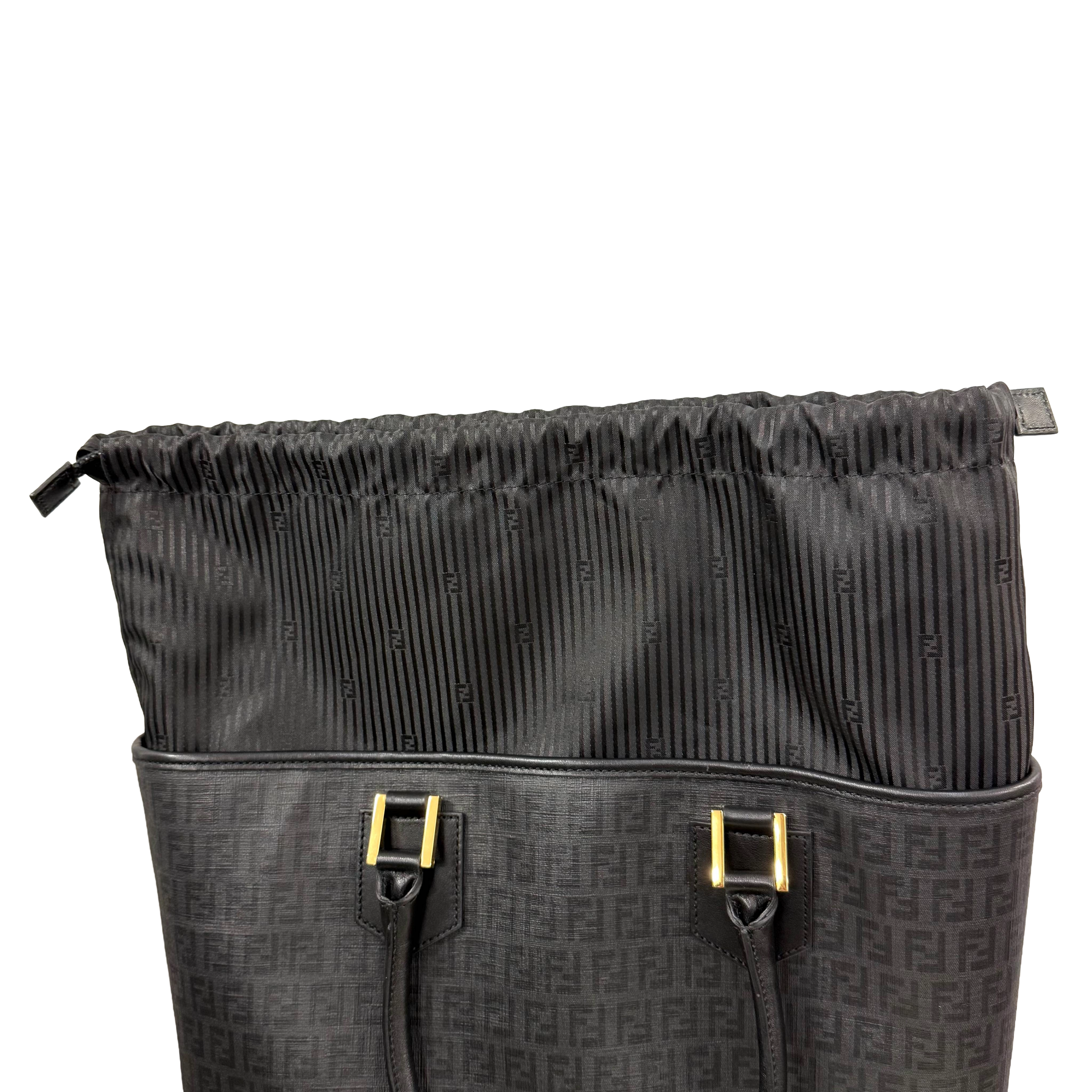 Fendi | Black Zucca Tote Bag (Prisitine Condition)
