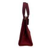 Salvatore Ferragamo | Vara Bow Top Handle Bag – Red Suede (Good Condition)