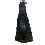 Gucci |  Black GG Jacquard Hobo Bag (Pristine Condition)