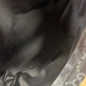 Gucci |  Black GG Jacquard Hobo Bag (Pristine Condition)