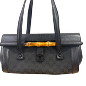 Gucci | Black Bamboo Tote (Pristine Condition)
