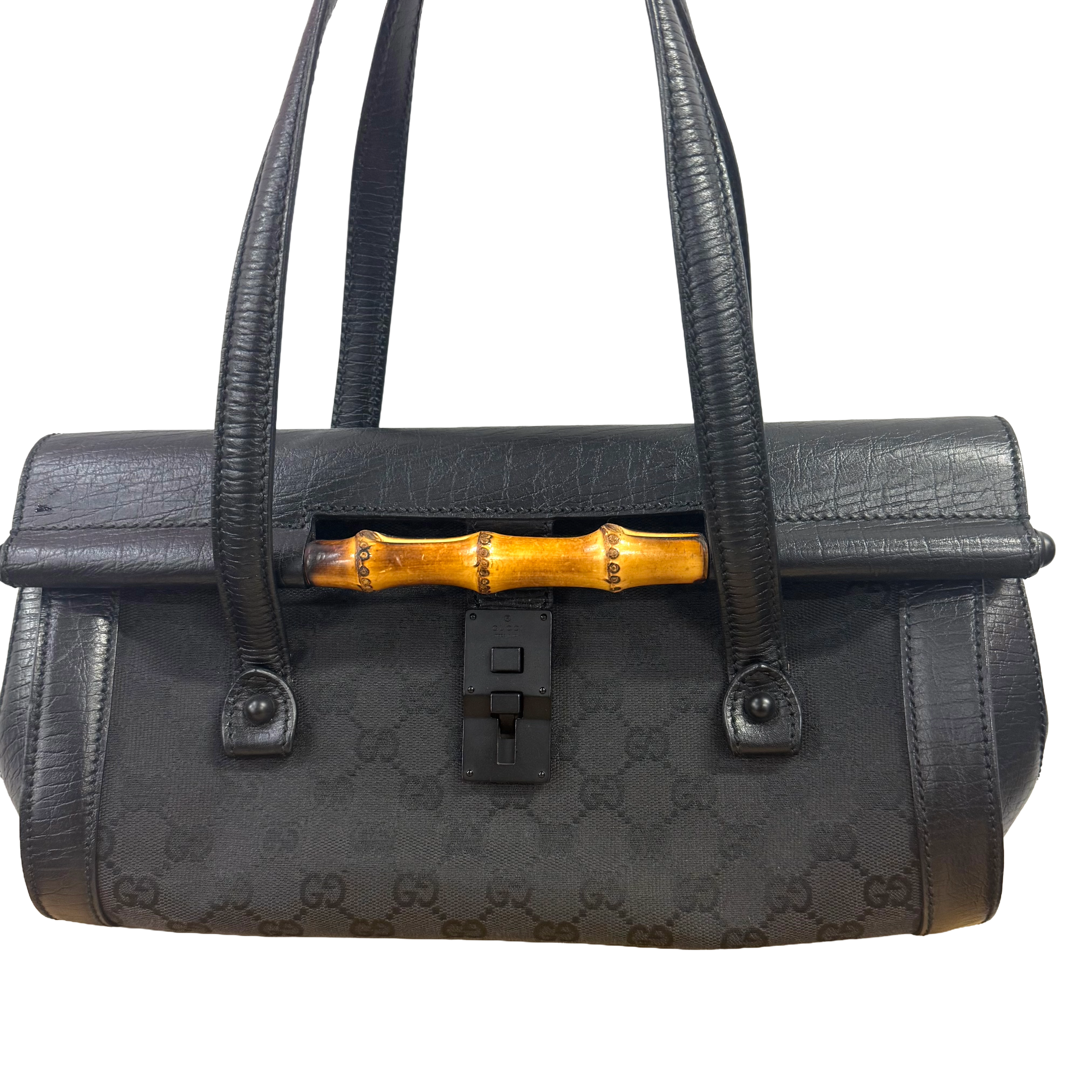 Gucci | Black Bamboo Tote (Pristine Condition)