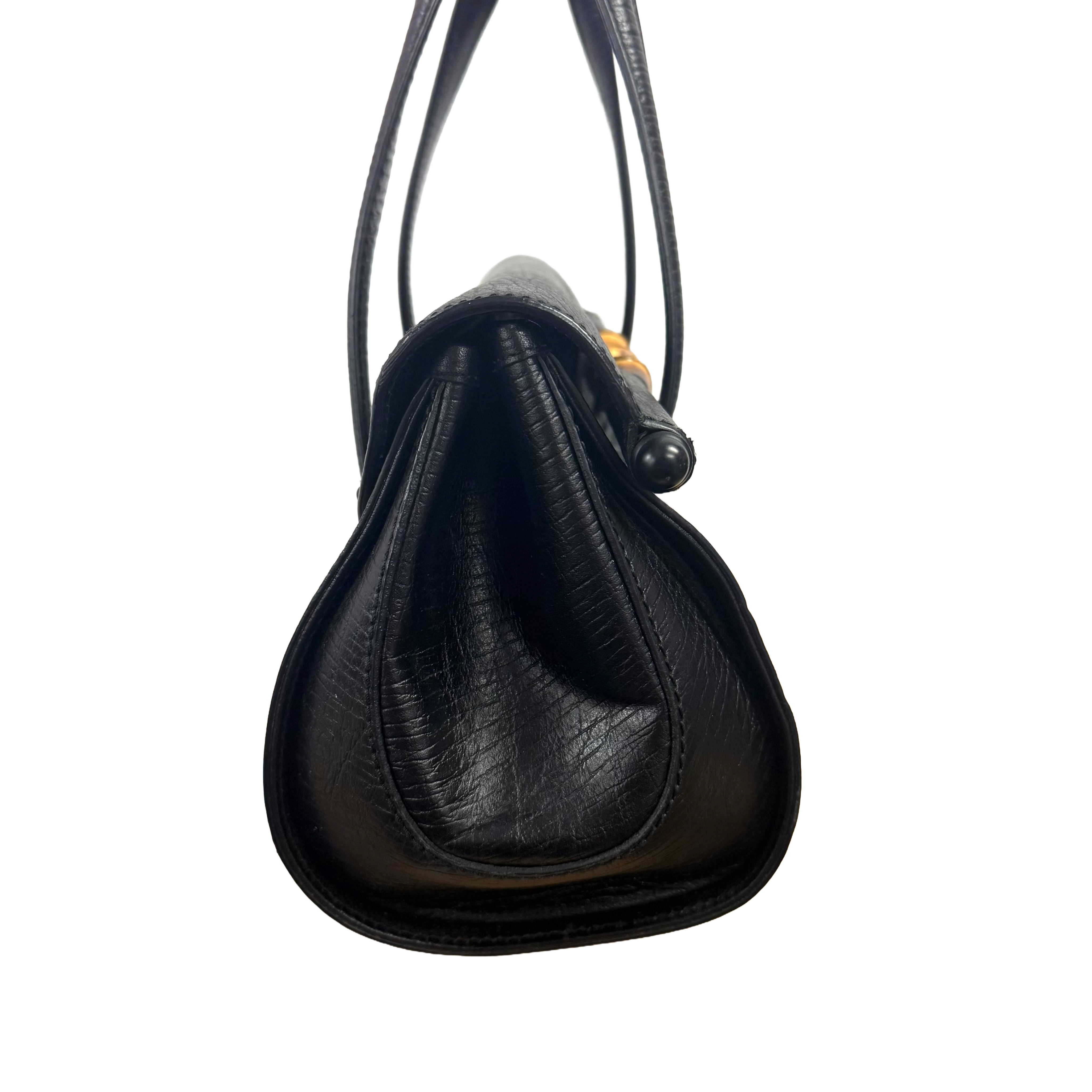 Gucci | Black Bamboo Tote (Pristine Condition)