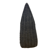 Salvatore Ferragamo | Woven Black Basket Bag with Drawstring Pouch (Pristine Condition)