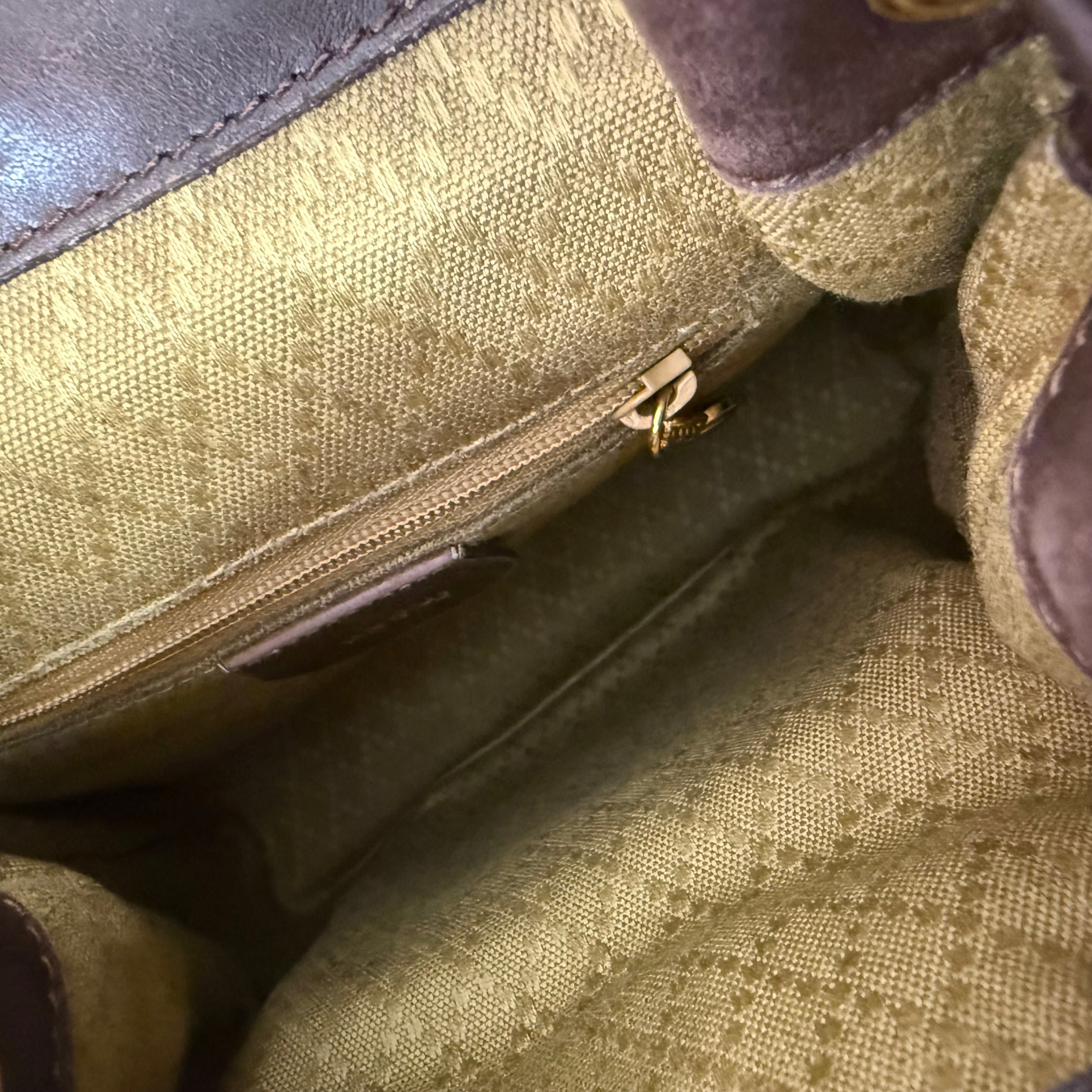 Gucci | Bamboo Leather Backpack – Brown (Excellent Condition)