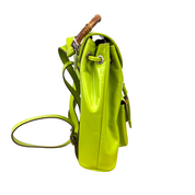Gucci | Bamboo Leather Backpack – Green (Pristine Condition)