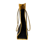 Fendi | Mesh & Python-Trim Tote – Yellow & Black (Pristine Condition)