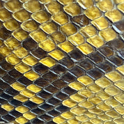 Fendi | Mesh & Python-Trim Tote – Yellow & Black (Pristine Condition)