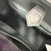 Fendi | Python-Trim Leather Tote – Black & Red (Pristine Condition)