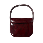 Cartier | Vernis Shoulder Bag Burgundy (Excellent Condition)