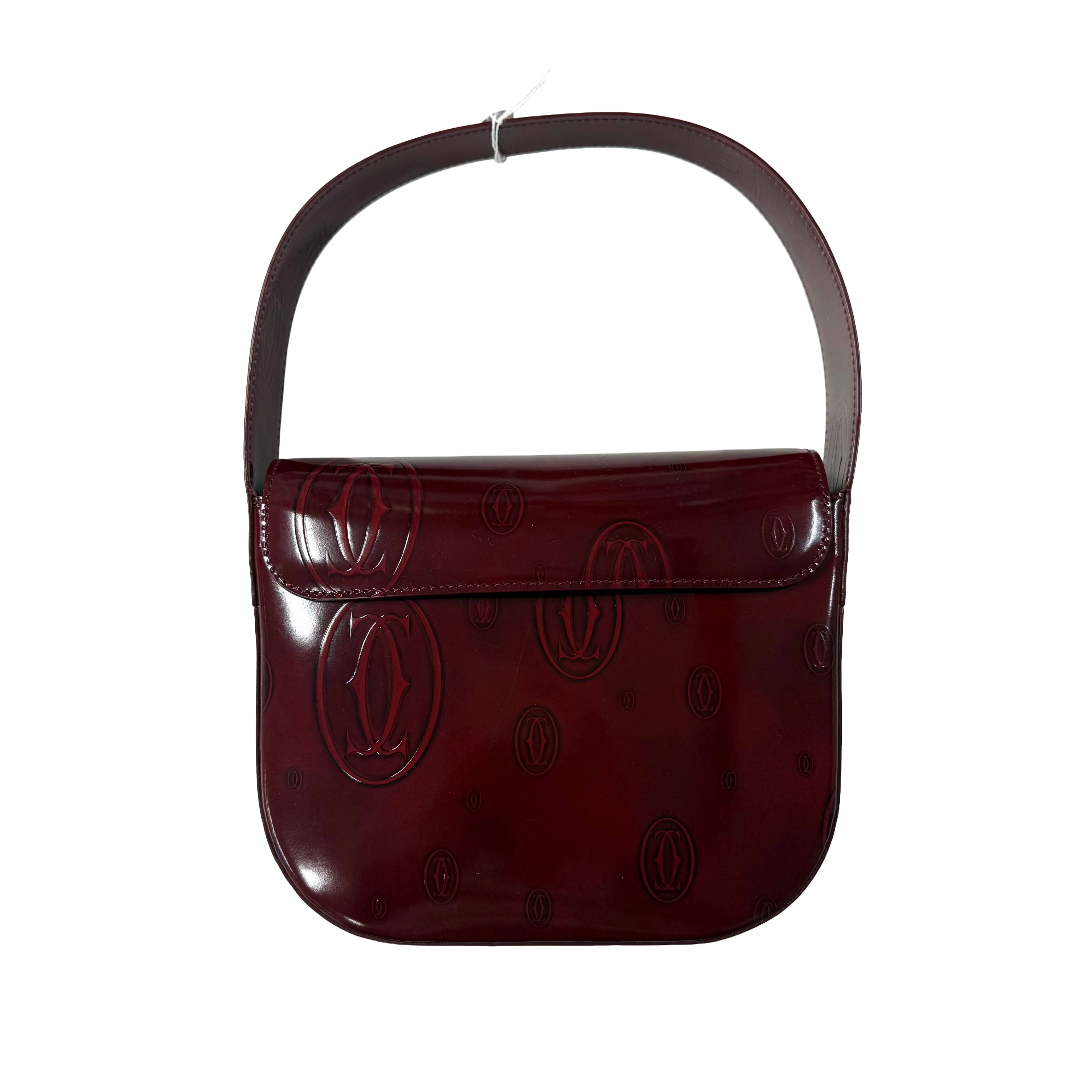 Cartier | Vernis Shoulder Bag Burgundy (Excellent Condition)