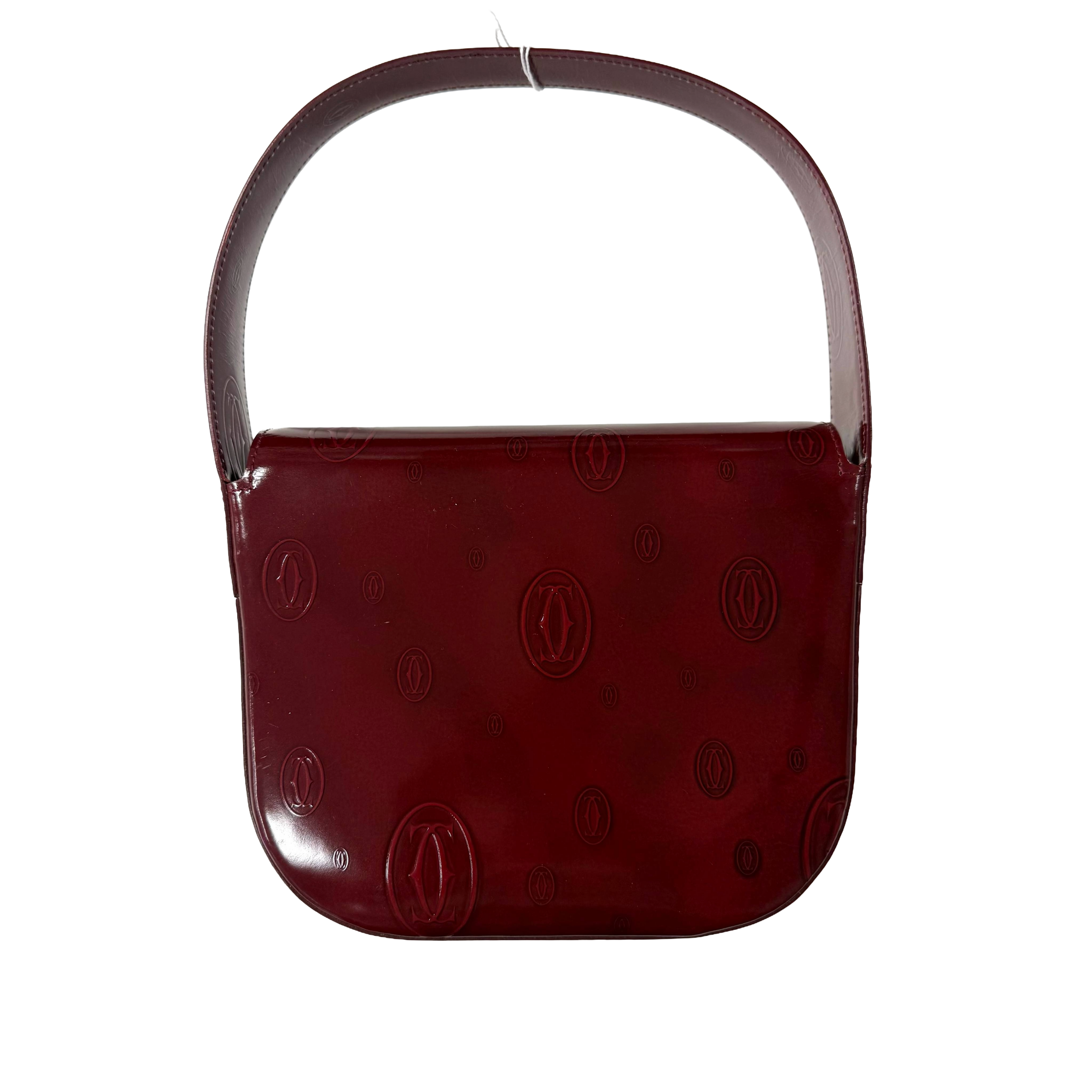 Cartier | Vernis Shoulder Bag Burgundy (Excellent Condition)