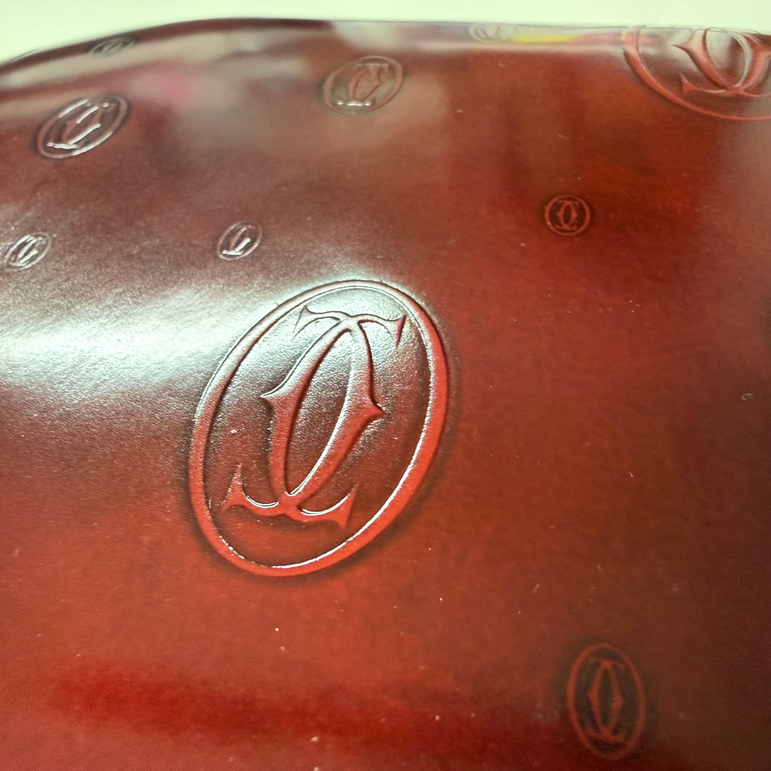 Cartier | Vernis Shoulder Bag Burgundy (Excellent Condition)