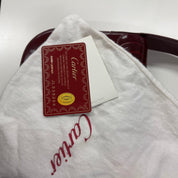 Cartier | Vernis Shoulder Bag Burgundy (Excellent Condition)
