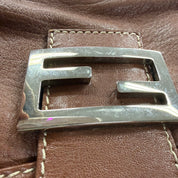 Fendi | Leather Baguette Shoulder Bag – Brown (Excellent Condition)