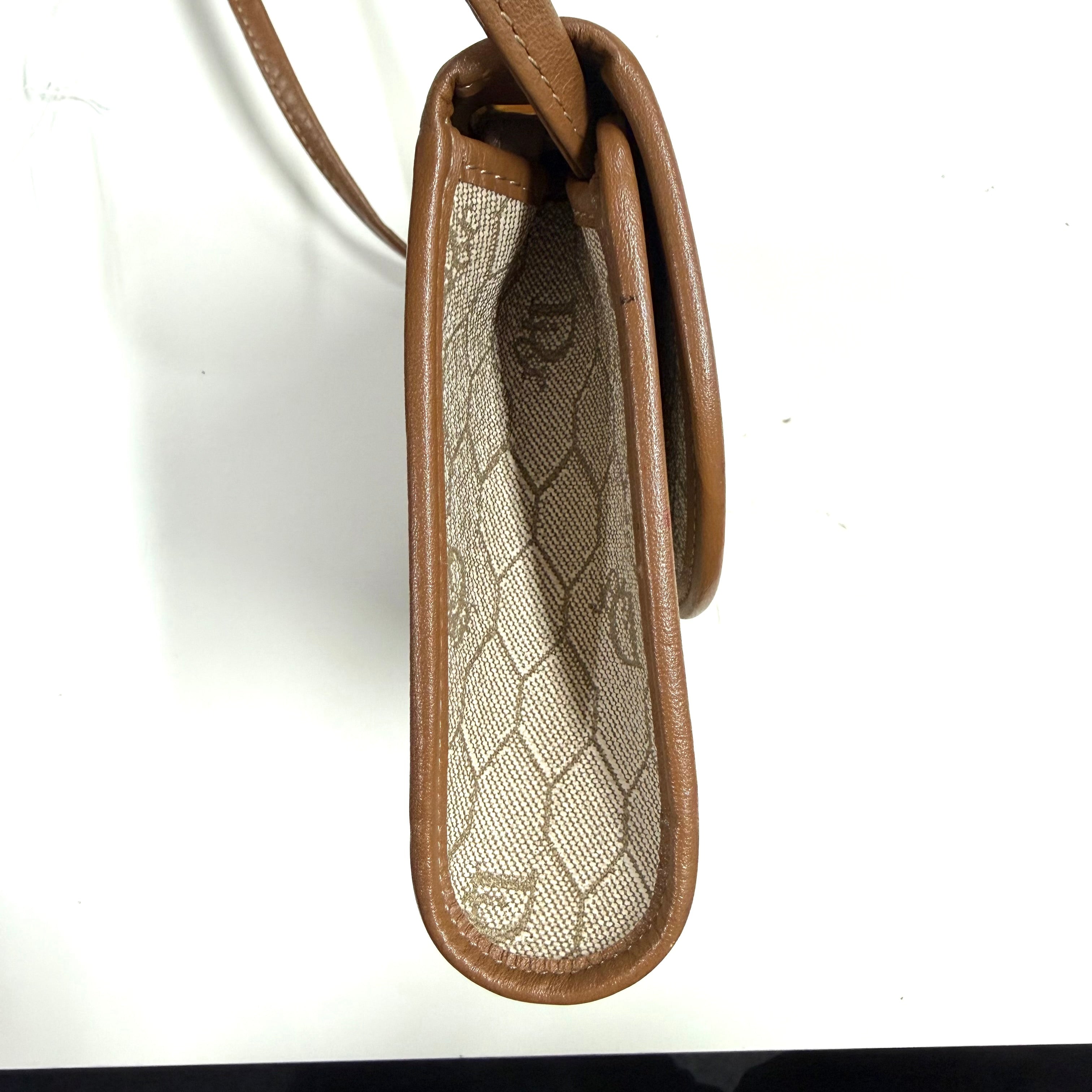 Christian Dior Honeycomb Crossbody Bag – Brown (Pristine Condition)