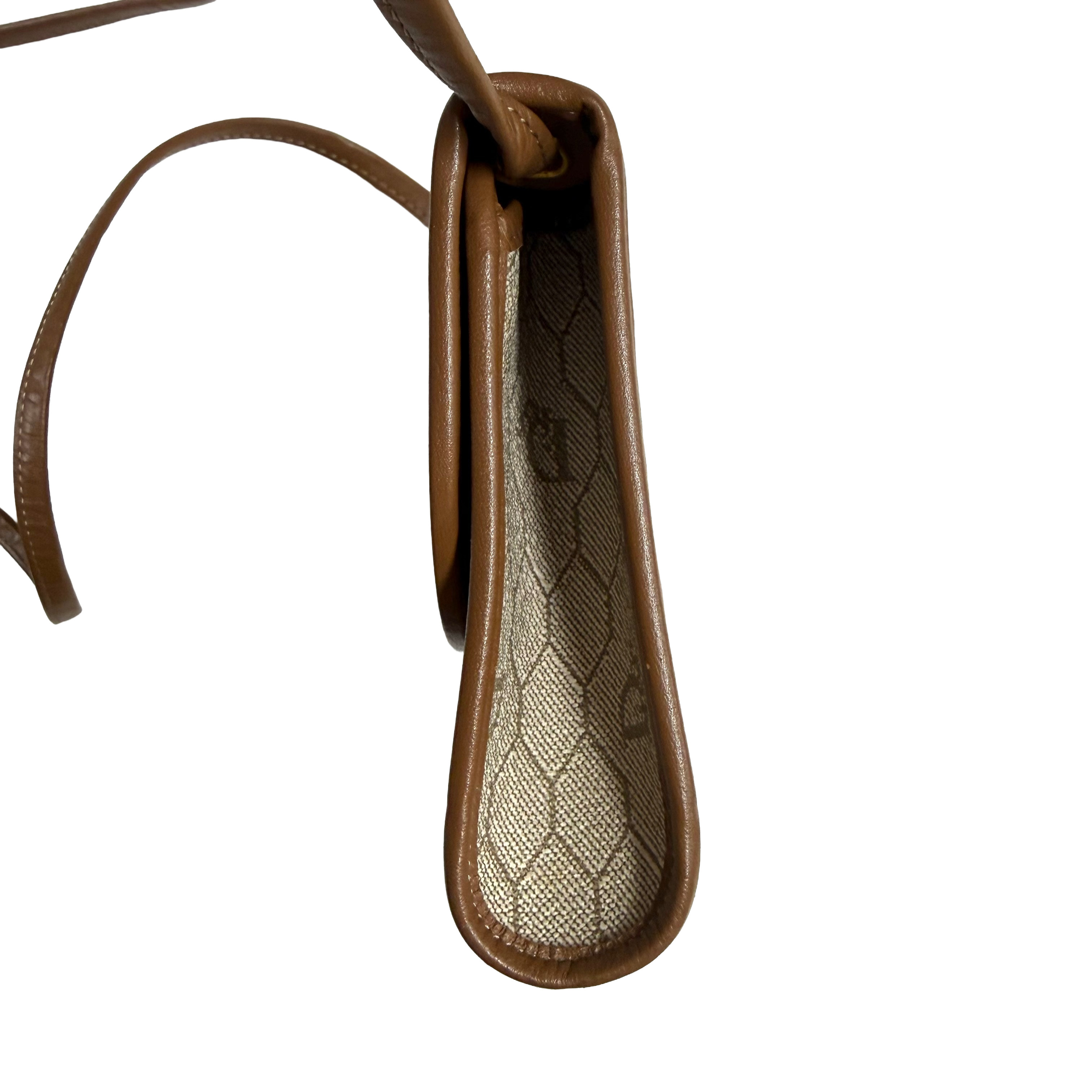 Christian Dior Honeycomb Crossbody Bag – Brown (Pristine Condition)