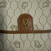 Christian Dior Honeycomb Crossbody Bag – Brown (Pristine Condition)