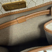 Christian Dior Honeycomb Crossbody Bag – Brown (Pristine Condition)