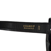 Chanel | Vintage Black Patent Quilted Belt Bag (Excellent Condition)