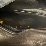 Chanel | Vintage Black Patent Quilted Belt Bag (Excellent Condition)