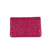 Chanel | Camellia Embossed Wallet on Chain – Hot Pink (Vintage Condition)
