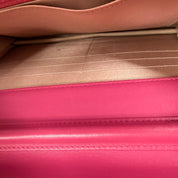 Chanel | Camellia Embossed Wallet on Chain – Hot Pink (Vintage Condition)