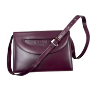 Céline | Structured Shoulder Bag – Burgundy Leather (Excellent Condition)
