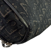 Christian Dior | Small Monogram Zip Tote – Black Canvas & Leather (Excellent Condition)