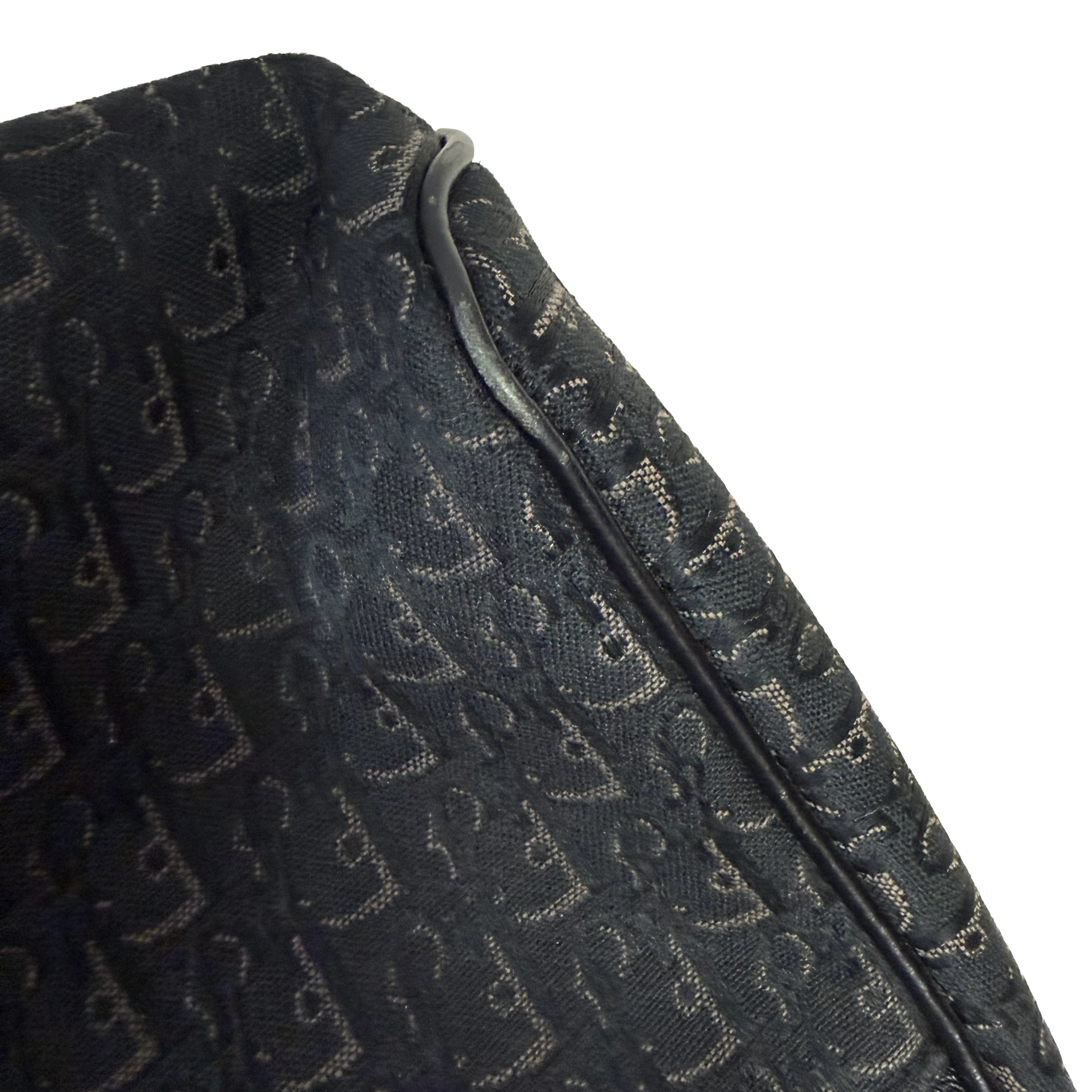 Christian Dior | Small Monogram Zip Tote – Black Canvas & Leather (Excellent Condition)