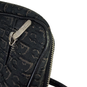 Christian Dior | Small Monogram Zip Tote – Black Canvas & Leather (Excellent Condition)
