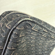 Christian Dior | Small Monogram Zip Tote – Black Canvas & Leather (Excellent Condition)