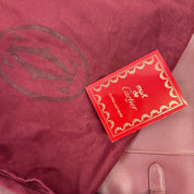 Cartier | Small Top-Handle Bag – Burgundy Leather (Pristine Condition)