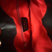 Salvatore Ferragamo | Structured Shoulder Bag – Black Leather & Gold Hardware (Excellent Condition)